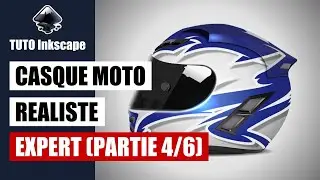 Tuto inkscape (expert) : création d'un casque réaliste (partie4/6)