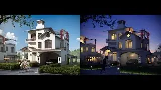 3ds Max, Vray ve Photoshop ile Villa Render Eğitim Seti 1-3ds Max,Vray and PS Exterior Tutorial
