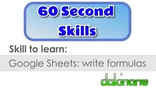 Google Sheets: create simple formulas