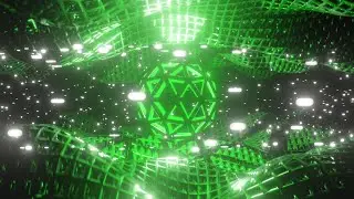 Blender | 3D Extraterrestrial Wavy Room VJLoop Creating Process | Art by EKNOCIO