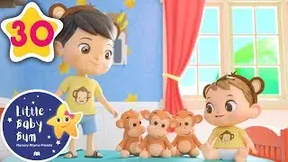 5 Little Monkeys | +More Baby Songs | Nursery Rhymes | Lellobee