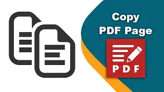 How to copy a pdf page in PDF XChange Editor