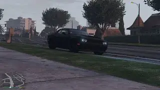 GTA V - Road (Dodge Challenger SRT Demon 2018)