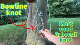 How to tie a Bowline/Running Bowline - Arborist knots