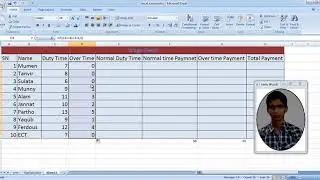 Microsoft Office 2007 Excel 10 Daily Wage Sheet