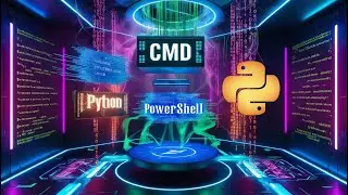 CMD, PowerShell, and Python in Windows Terminal.