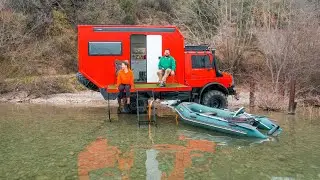 24-HOURS of CAMPING IN THE WATER
