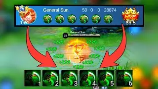 SUN REVAMP - 6x CORROSION SCYTE IS INSANE! PLEASE TRY!!😱 | SUN TERBARU 2024 | MOBILE LEGENDS