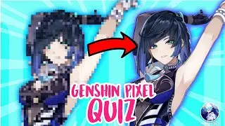Guess Genshin Impact Character by Their Pixel (pt 2) | Genshin Impact Quiz (3 Levels)