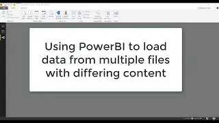 Power BI Folder Import pain point
