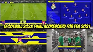 eFootBall 2022 Final ScoreBoard For PES 2021