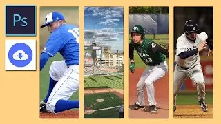 Four Panel Photo Collage in Photoshop