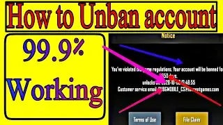 How to UNBAN PUBG Mobile Account
