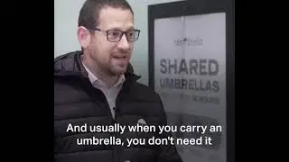 The technology will allow you to use the umbrella for free for 24 hours  It will be possible to..