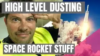 High level dusting in a space centre