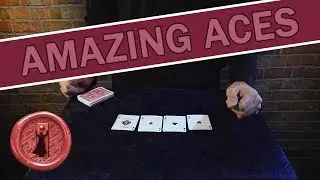 WORLD BEST card trick routine / My take on the McDonald Aces - My best ace routine yet