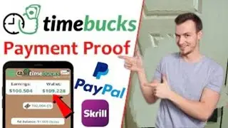 Timebucks Payment Proof // Make Money Online with Timebuck
