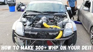 HOW I MADE 303WHP+ ON MY VQ35DE 350Z!!!!🔥🔥