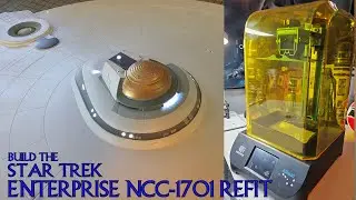 Build the Polar Lights USS Enterprise Refit 1:350 Scale - The Geeetech Alkaid Printer UNDER £100