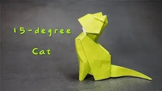 Origami Tutorial: 15° Cat (Seiji Nishikawa)｜Hello Malinda