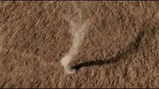 Dust Devil Spotted on Mars: NASA's Footage