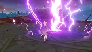 Yae Miko Gameplay showcase Idles and Burst E Skill - Genshin Impact 2.5 Yae Sakura