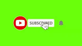 Subscribe Button Effect for youtube videos (green screen)