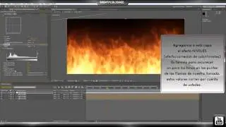 After Effects tutoriales _ Como crear Fuego ignis