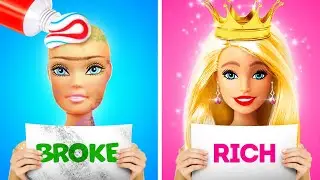 From Poor Barbie to Rich💔 *Extreme Makeover with Beauty Gadgets*