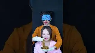 Feeding Blindfolded Challenge#Shorts