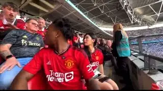 SPEED & FAN GET INTO “HEATED ARGUMENT” AT THE MAN U GAME!!! 😱