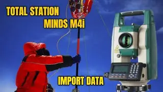 Tutorial Total Station Minds M4i Import Data Koordinat (Dengan USB)