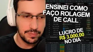 Como fazer rolagem de opções CALL