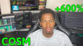 Stock $COSM +6000% Move & TOS Lag!