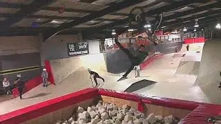 I cant backflip YET! Prevail foam pit