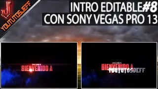 Intro Editable #8 con sony vegas PRO 13 | 2016