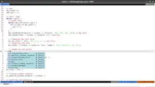 Show Casing xx_button_text from my xx_gui which is created in SDL2/C | Part 1 