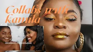 Black and Orange Graphic Liner with Ntche Kamila.(She started doing makeup in primary school???)