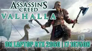 Assassin's Creed Valhalla FPS Test | Laptop RTX 2060 & i7 10750H | Lenovo Legion 5 #valhalla