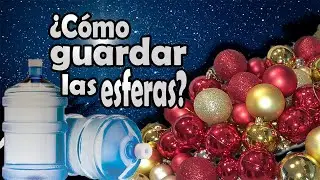 Cómo guardar esferas de navidad (bombillos, bolas, esferas o bambalinas de navidad?