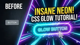​How to Create a Neon Glow Button with CSS Hover Effects | HTML & CSS Tutorial