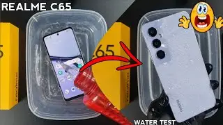 Realme C65 Water Test iP54 💧💦| Let's See If Realme C65 is Waterproof Or Not??⚠️