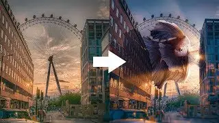 How to create a Big Flying Fish in Photoshop