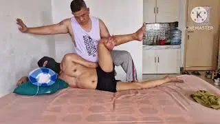 Massage to warm a cold body
