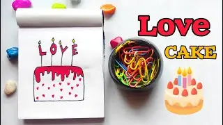 Easy Cake Drawing 🎂😱🥵🎂 | #art #drawingtutorial #viralshorts @ankitas_art_hack