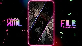 NEW ATTITUDE BOY XML😈🔥NEW TREND XML FILE 😯ATTITUDE XML FILE😎New trending hindi xml for alight motion
