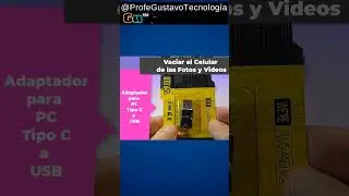 Cómo pasar fotos videos del teléfono CELULAR a PENDRIVE #shorts #pendrive #On-The-Go #usb #usbgmiami