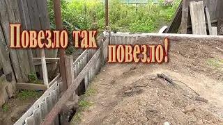 Несъемная опалубка из шифера с элементом везения