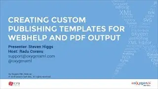 Webinar: Creating Custom Publishing Templates for WebHelp and PDF Output