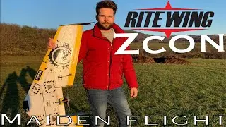 Ritewing | ZCON | maiden | FPV Wing | Chased by Scout | Badass